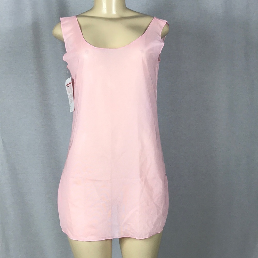 Zuliana Size Small Pink Mesh Cover Up. New With Tags.